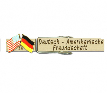 Glupperl für die Doppelflagge Deutsch-Amerikanische Freundschaft
