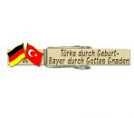 Glupperl mit der Fahne Deutschland-Türkei