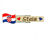 Glupperl mit der handbemalten Fahne Kroatiens