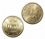 50 Cent Doppelmünze