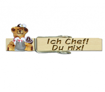 Klupperl mit einem Bären und einem Lebkuchenherz