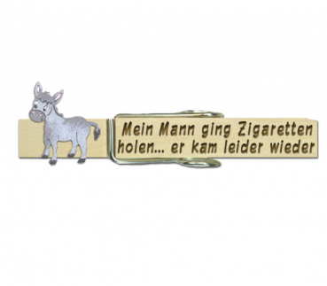 Klupperl mit einem Esel