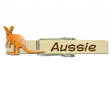 Glupperl mit einem bemalten Känguruh