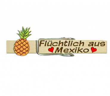 Wäscheklammer mit einer wunderschönen Palme