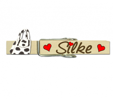 Wäscheklammer mit einer wunderschönen Palme