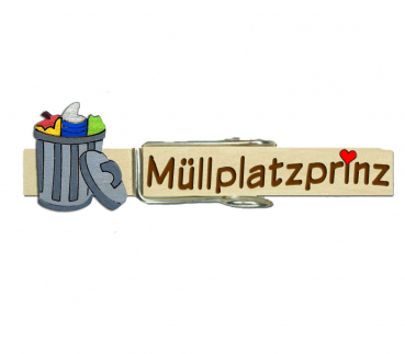 Wäscheklammer mit einer wunderschönen Palme