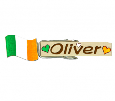 Glupperl mit der Fahne Irlands