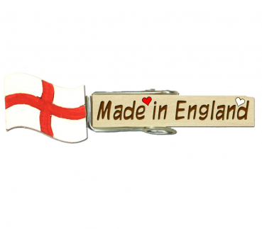 Glupperl mit der Fahne Englands