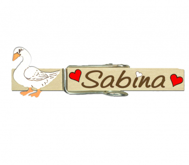 Glubberl mit einer super bemalten Gans