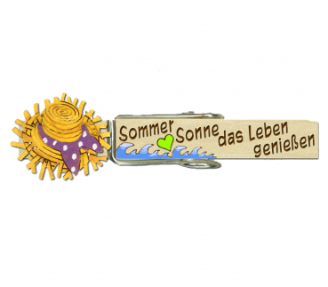 Glupperl mit einem Angelhaken