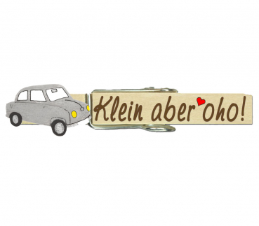 Glupperl mit einem grau bemalten Gogo