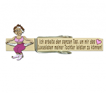 Glupperl mit einer armen Frau und leeren Hosentaschen, sowie kaputten Socken