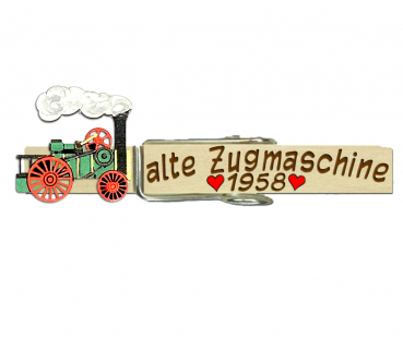 grünes Dampfmaschinen Glupperl