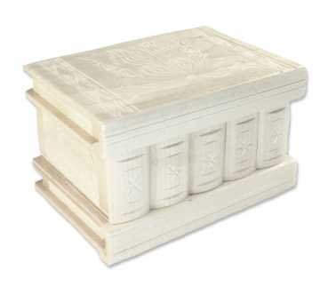 Bücher-Trick-Box natur mit Ornamenten Gr. 2