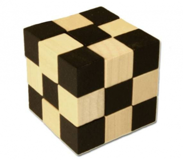 Schlangenholzwürfel schwarz