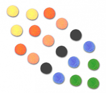 Ersatzbälle für das 9902-N29 Hütchenspiel mit drei Bällen