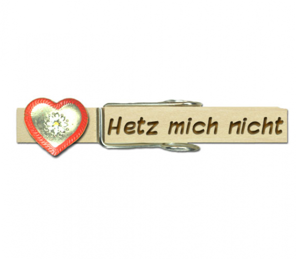 Glupperl mit einem exklusiven Trachtenherz und Edelweiß