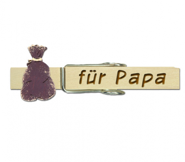 Glupperl mit einem Nikolaussack braun