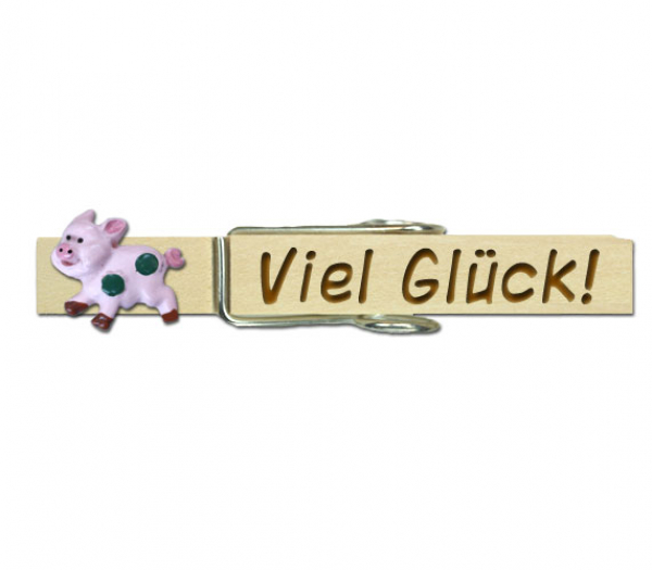 Glubbal mit einem rosa Schweinchen 3D