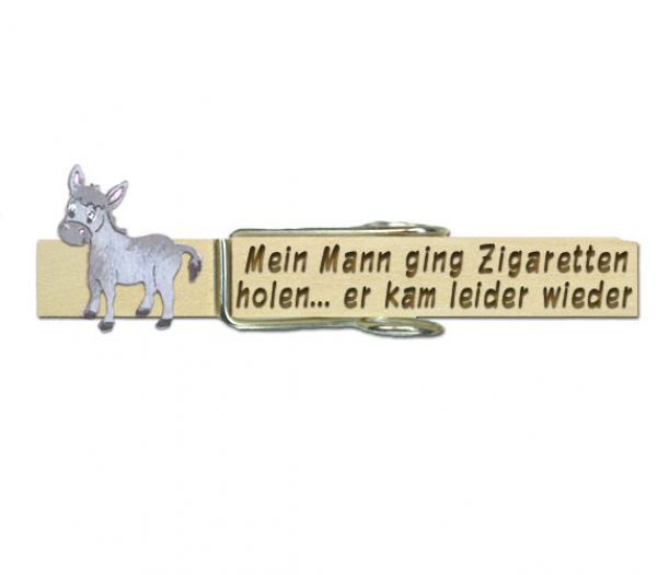 Klupperl mit einem Esel