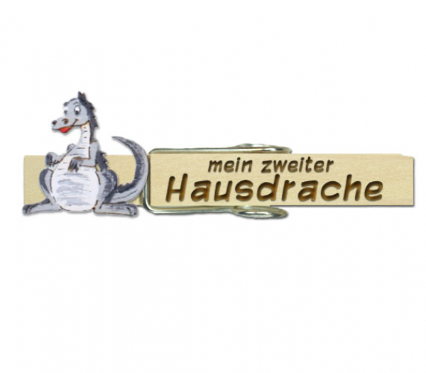 Glupperl mit einem schönen grauen Drachen