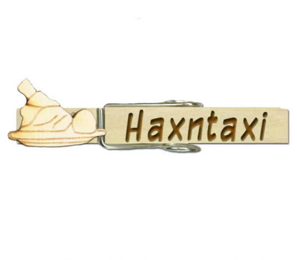 Wiesnbedienungsglupperl mit Schweinshaxn natur