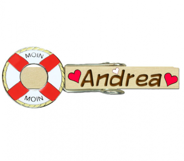 Wäscheklammer mit einer wunderschönen Palme