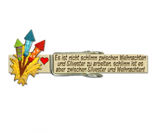 Wäscheklammer mit einer wunderschönen Palme