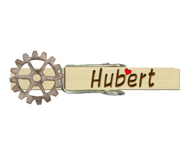 Wäscheklammer mit einer wunderschönen Palme