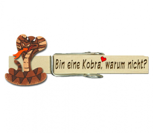 Wäscheklammer mit einer wunderschönen Palme