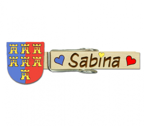 Glupperl mit einem handbemalten Wappen von Siebenbürgen