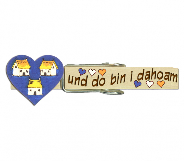 Wäscheklammer mit einer wunderschönen Palme