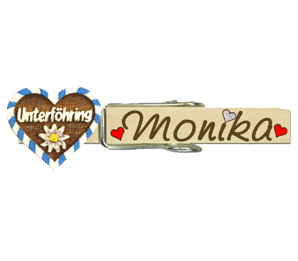 Glupperl mit einem handbemalten Unterföhringer Volksfestherz