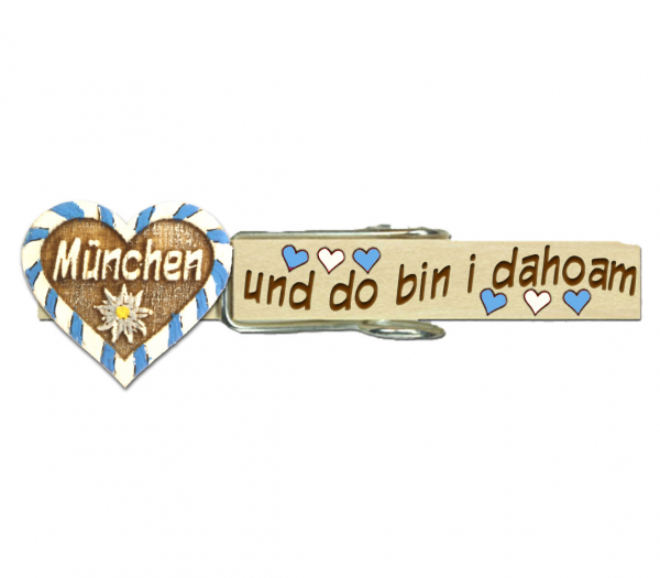 Wäscheklammer mit einer wunderschönen Palme