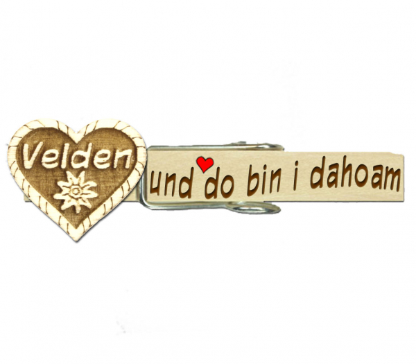 Glupperl mit dem Veldener Volksfestherz