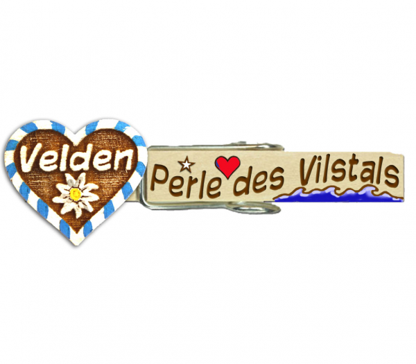 Glupperl mit schön bemalten Veldener Volksfestherz