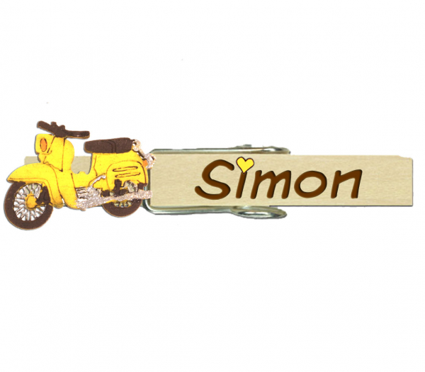 Glupperl einer "Schwalbe" in gelb