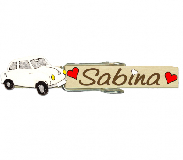 Glupperl mit einem weiß bemalten Gogo