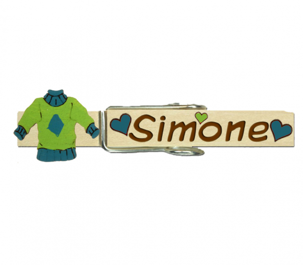 Glupperl mit einem grünen Pullover