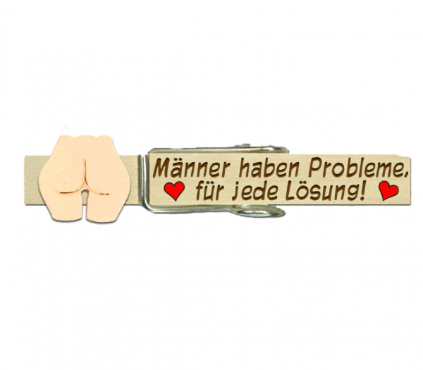 Glupperl mit einem handbemalten Frauenarsch