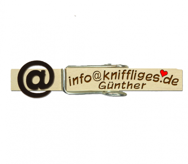 Wäscheklammer mit einer wunderschönen Palme