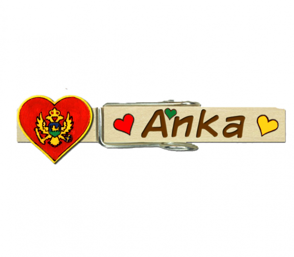 Glupperl mit dem Herzen Montenegros