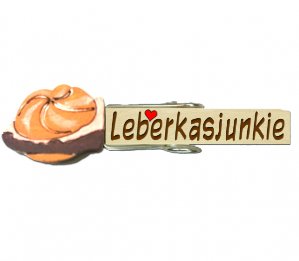 Glupperl mit einer coolen Leberkässemmel