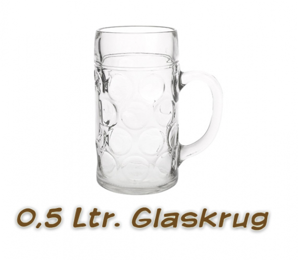 Musiker-Halbliterkrug oder auch Theater-Halbliterkrug