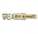 Glupperl mit einer silberfarbenen 75