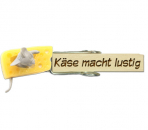 Klupperl mit einem Käse und einer Maus