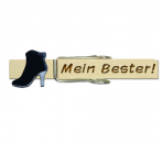 Glubbal mit einem schwarzen Schuh