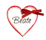 kleines rotes Bayerischen Herzerl