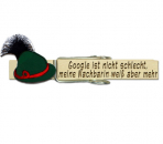 Glupperl mit einem dunkelgrünen Hut und Gamsbart