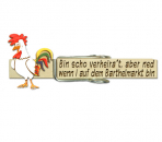 Glupperl mit einem weißen Hahn